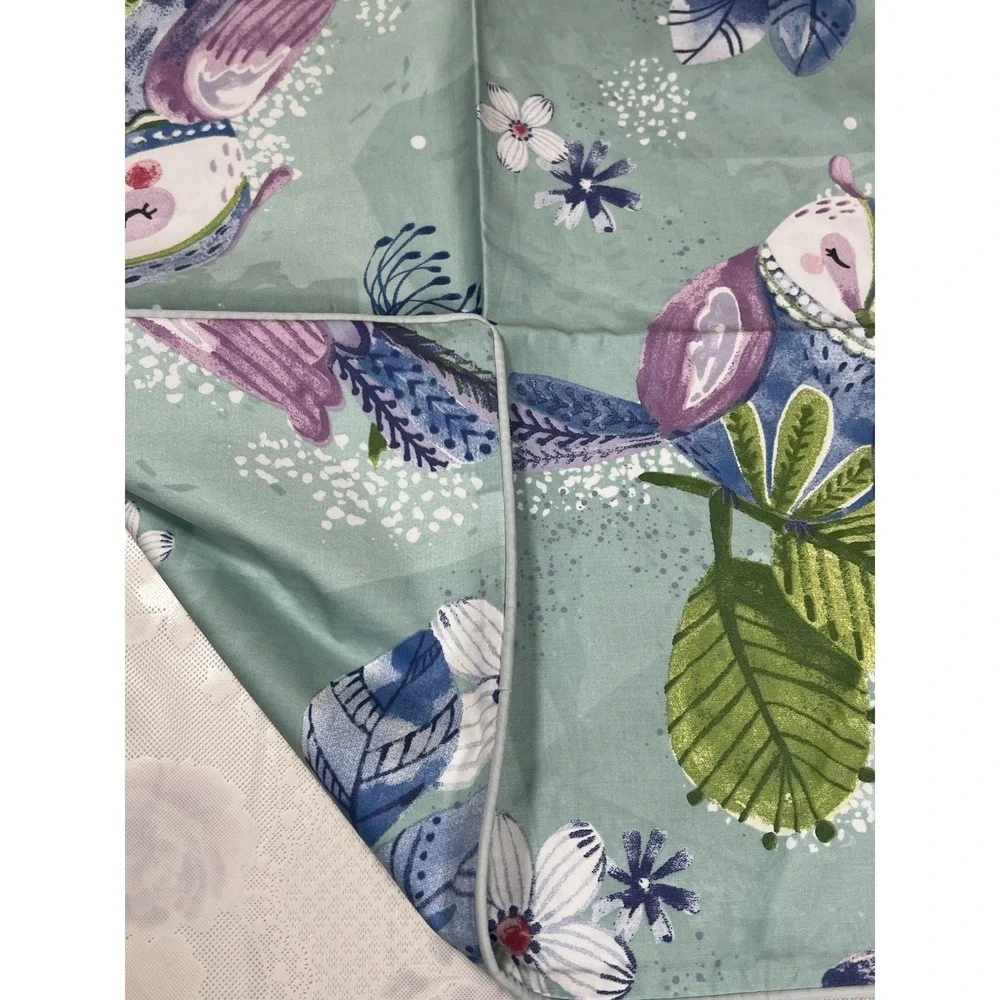 Bird Floral Throw Pillow Case 18x18 Colorful Flowers Decoration Pillow Cover